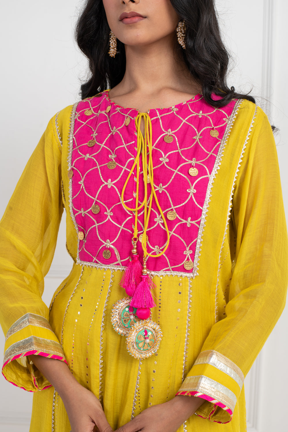 Haldi Kumkum Anarkali