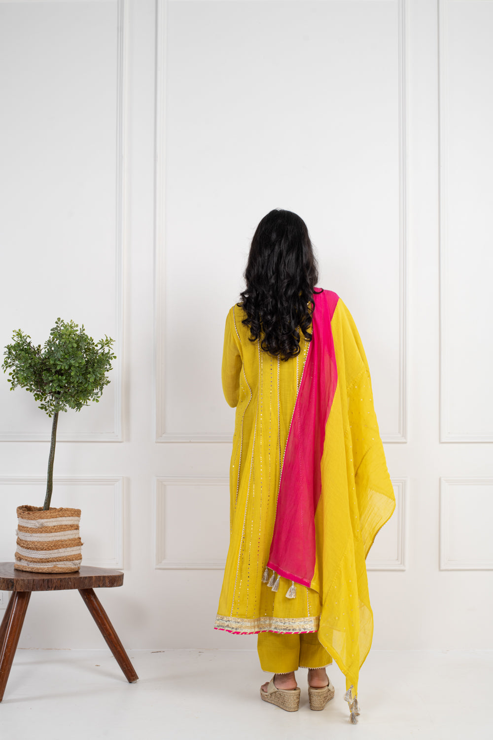 Haldi Kumkum Anarkali