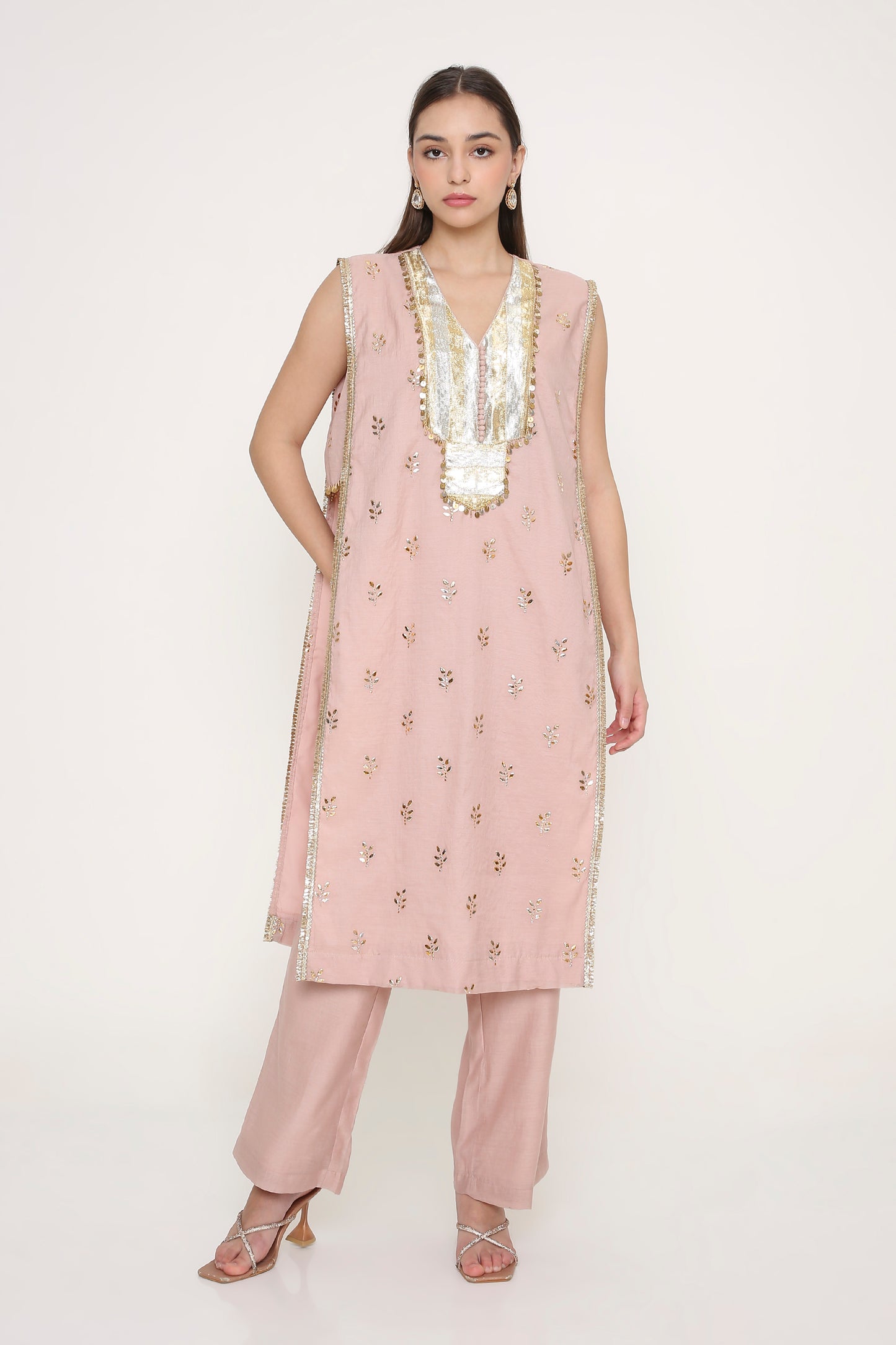 Champagne Sitara Set