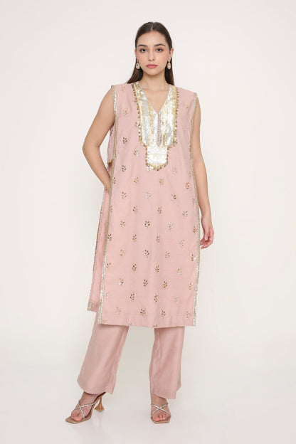 Champagne Sitara Set