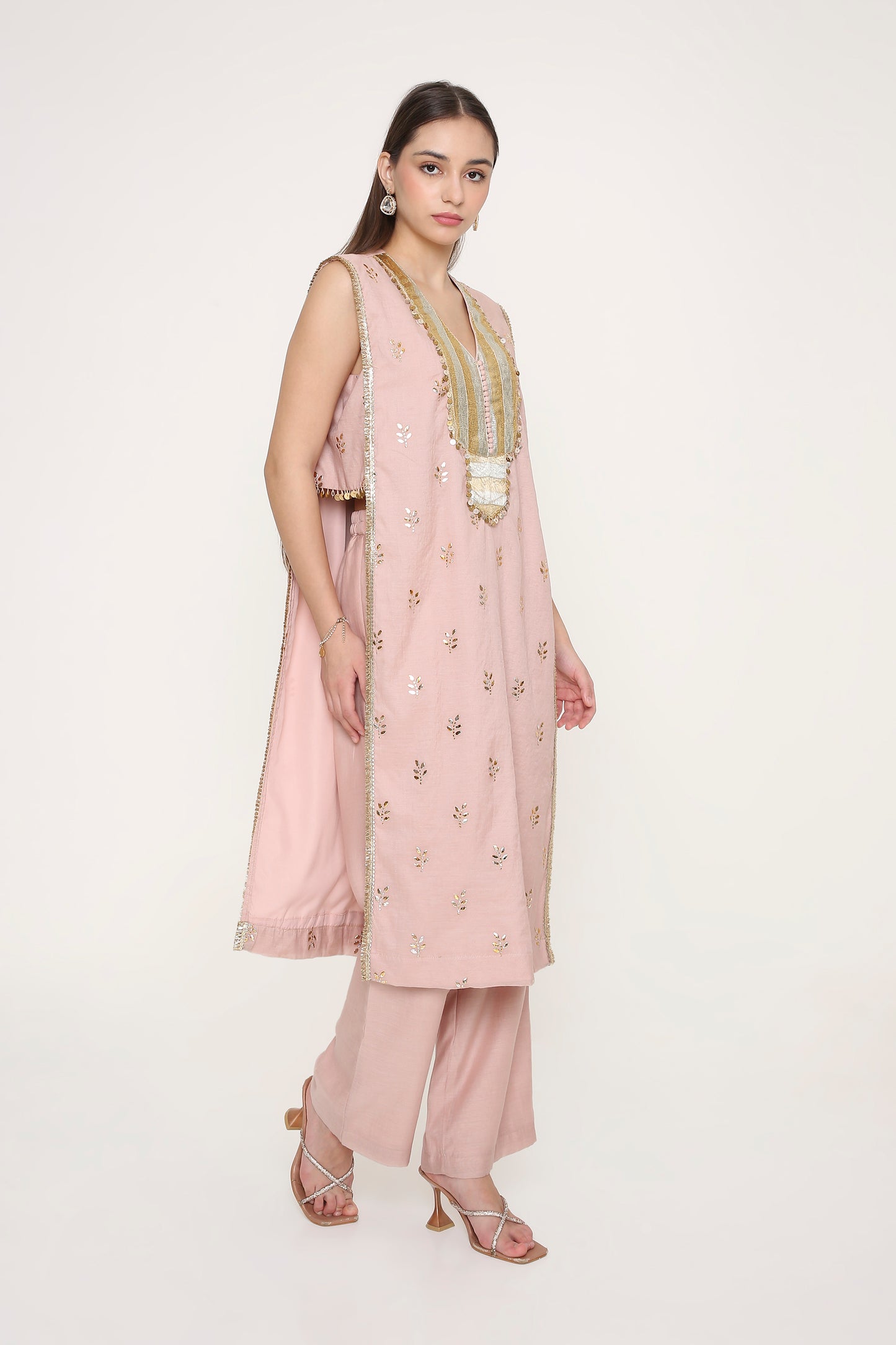 Champagne Sitara Set